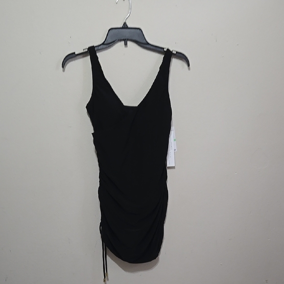 Beyond Control Other - Women's Beyond Control Black One-Piece Skirted Swim Suit size 8 NWT $138